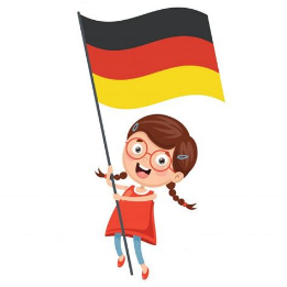 Ilustração do garoto segurando a bandeira da Alemanha | Vetor Premium ...